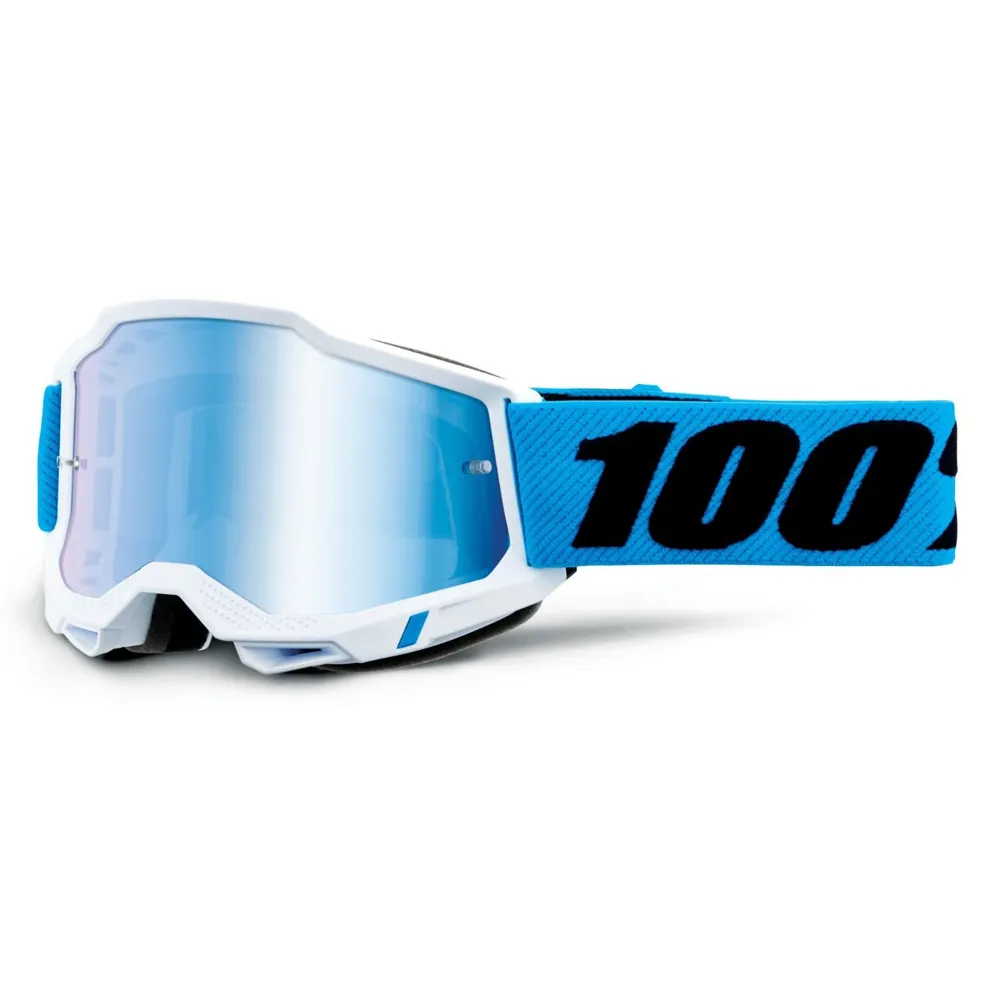Image of 100 Percent Accuri 2 Youth Goggles Novel - Mirror Blue Lens