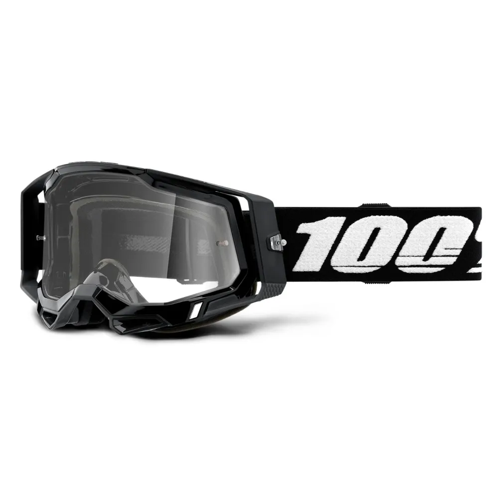 100 Percent 100 Percent Racecraft 2 MTB Goggles Black/Clear Lens