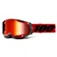 100 Percent Racecraft 2 MTB Goggles Red/Red Mirror Lens