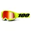 100 Percent Racecraft 2 MTB Goggles Yellow/Red Mirror Lens