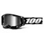 100 Percent Racecraft 2 MTB Goggles Black/Silver Mirror Lens