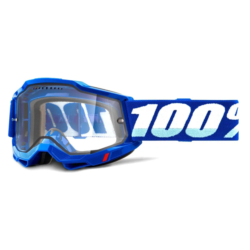 Image of 100 Percent Accuri 2 Enduro MTB Goggles Blue - Clear Lens