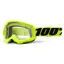 100 Percent Strata 2 MTB Goggles Yellow/Clear Lens