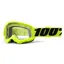 100 Percent Strata 2 Youth MTB Goggles Yellow/Clear Lens