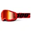 100 Percent Strata 2 Youth Goggles Red / Mirror Red Lens
