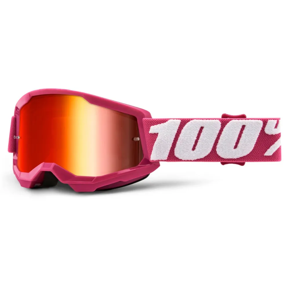 100 Percent 100 Percent Strata 2 Youth Goggles Fletcher / Mirror Red Lens