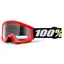 100 Percent Strata Mini Goggles Red / Clear Lens