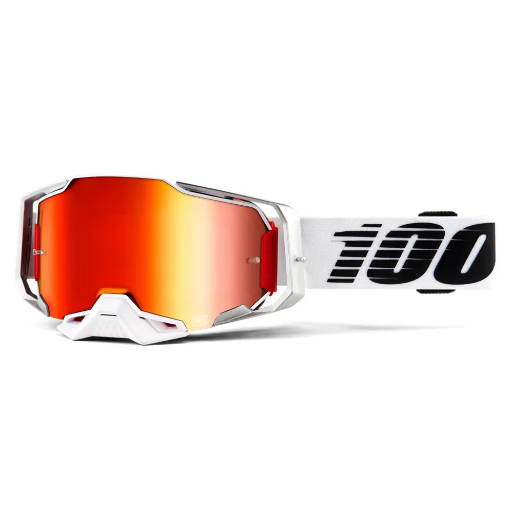 100 Percent 100 Percent Armega MTB Goggles Lightsaber/Red Mirror Lens