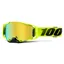 100 Percent Armega MTB Goggles Nuclear Citrus/Gold Mirror Lens