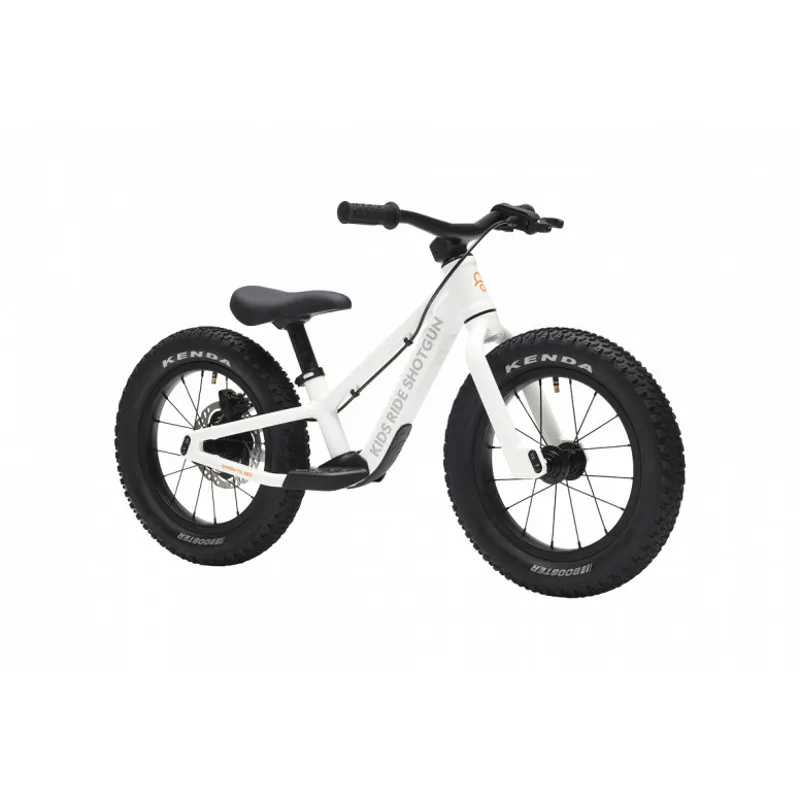 Kids Ride Shotgun Dirt Hero II 14in Balance Bike with Mag Brake Arctic Storm White-1