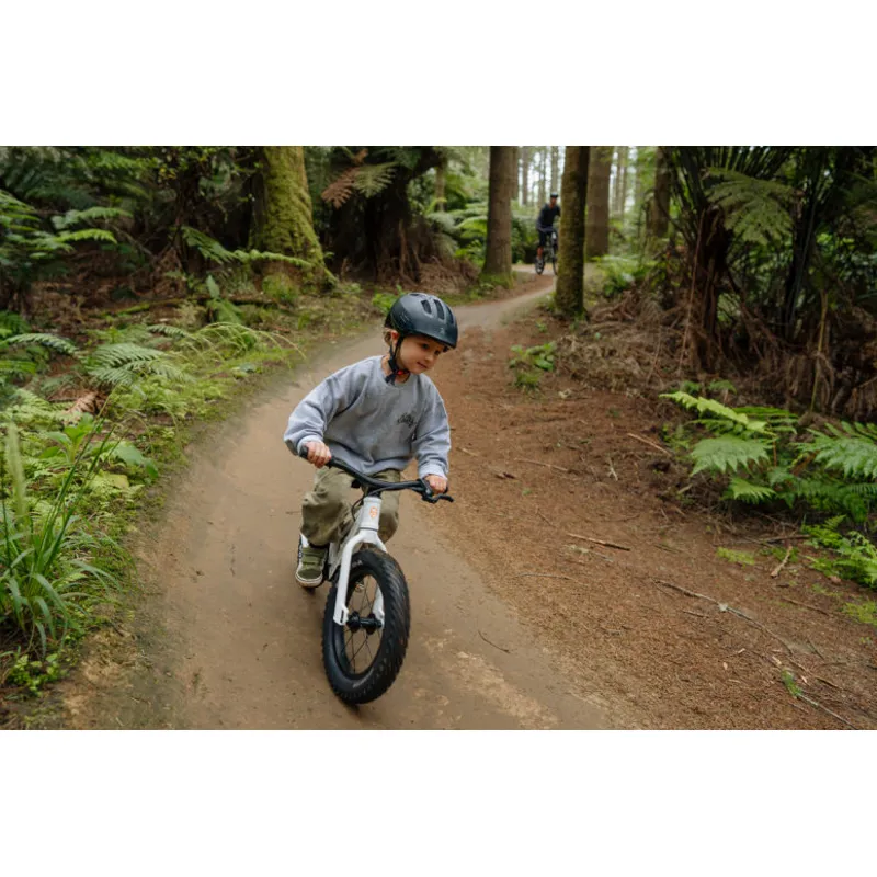 Kids Ride Shotgun Dirt Hero II 14in Balance Bike with Mag Brake Arctic Storm White-2