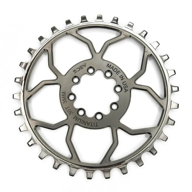 5Dev SRAM 8-Bolt Direct Mount 30T Titanium Chainring