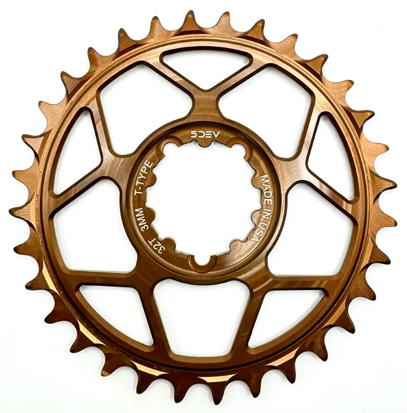 5Dev 3-Bolt Direct Mount T-Type Aluminium Chainring Kash