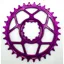5Dev 3-Bolt Direct Mount T-Type Aluminium Chainring Purple