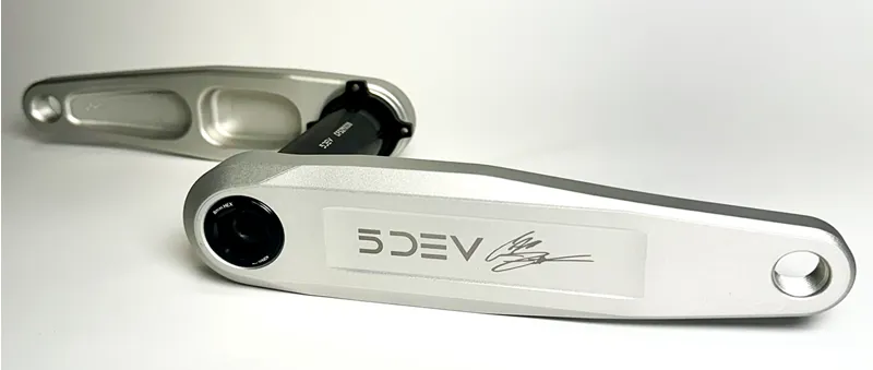 5Dev Cam Zink Freeride Crankset 30mm Raw Silver