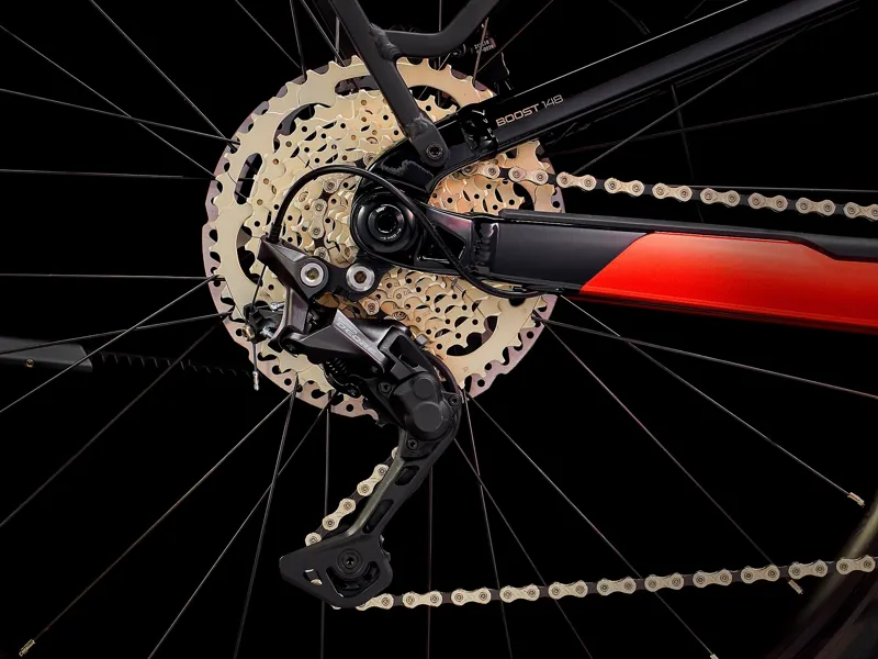 Trek Powerfly FS 4 Equipped Electric Bike 2023 lava/Trek Black-6