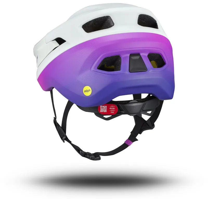 Specialized Camber MIPS MTB Helmet White Dune/Purple Orchid-2