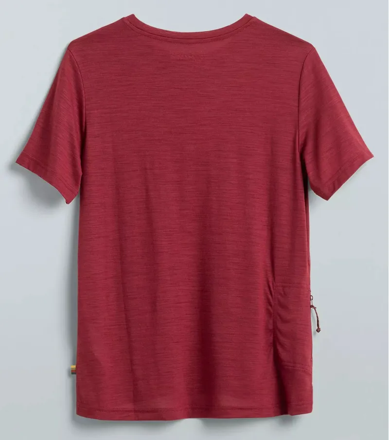 Specialized/Fjallraven Wool Womens SS Tee Pomegranate Red-1