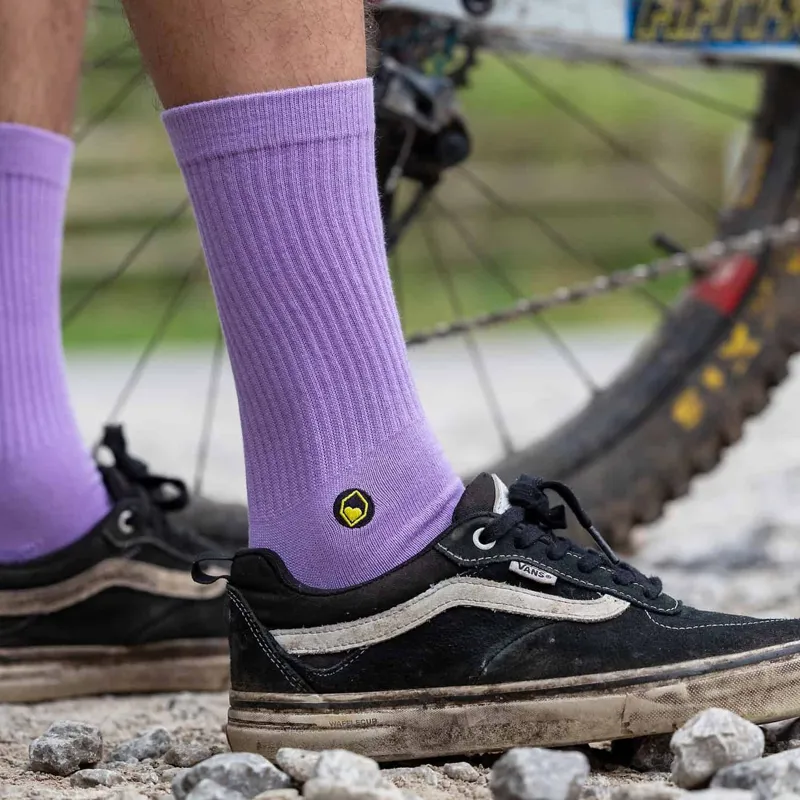 Burgtec Everyday Crew Sock Lilac Breeze-1
