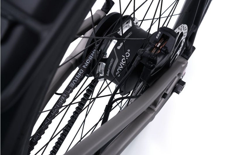 Serial 1 Rush City Electric Bike Black/Silver/Orange-8