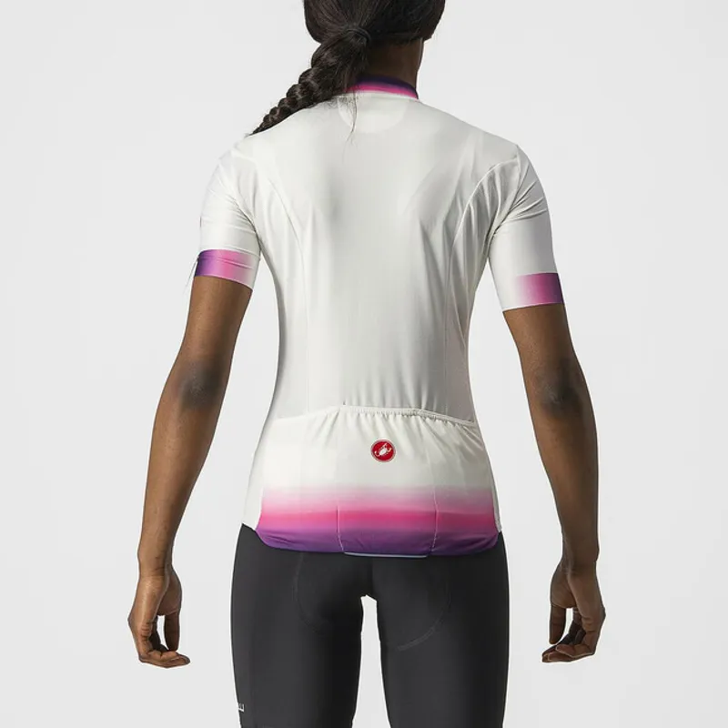 Castelli Gradient Womens SS Road Jersey Ivory-1
