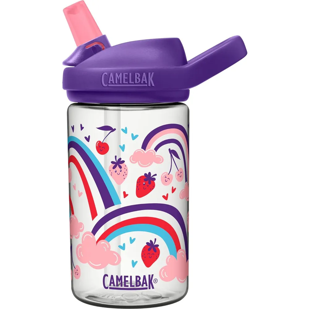 Image of Camelbak Eddy+ Kids Back To School Limited Edition 400ml Bottle Berry Rainbow