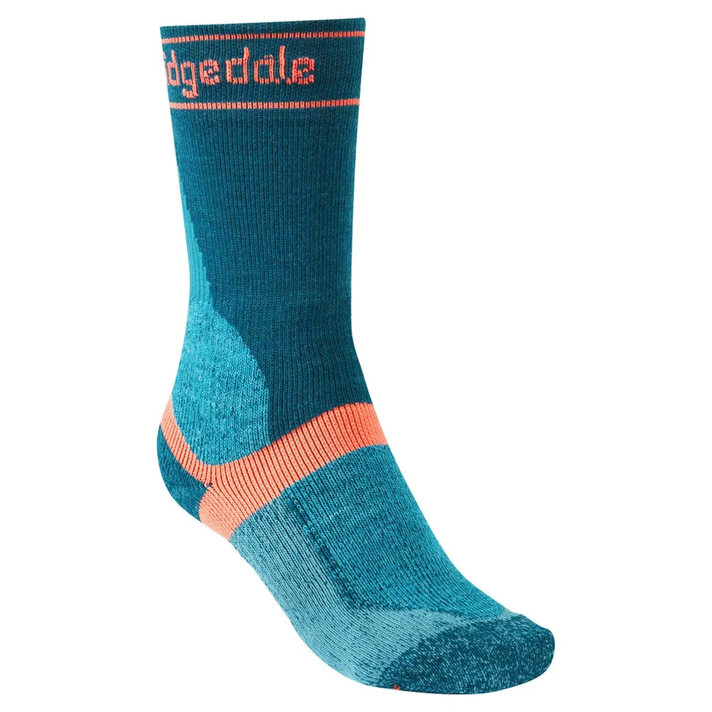 Bridgedale Bridgedale Winter Weight T2 Merino Womens Sport MTB Socks Teal/Sky