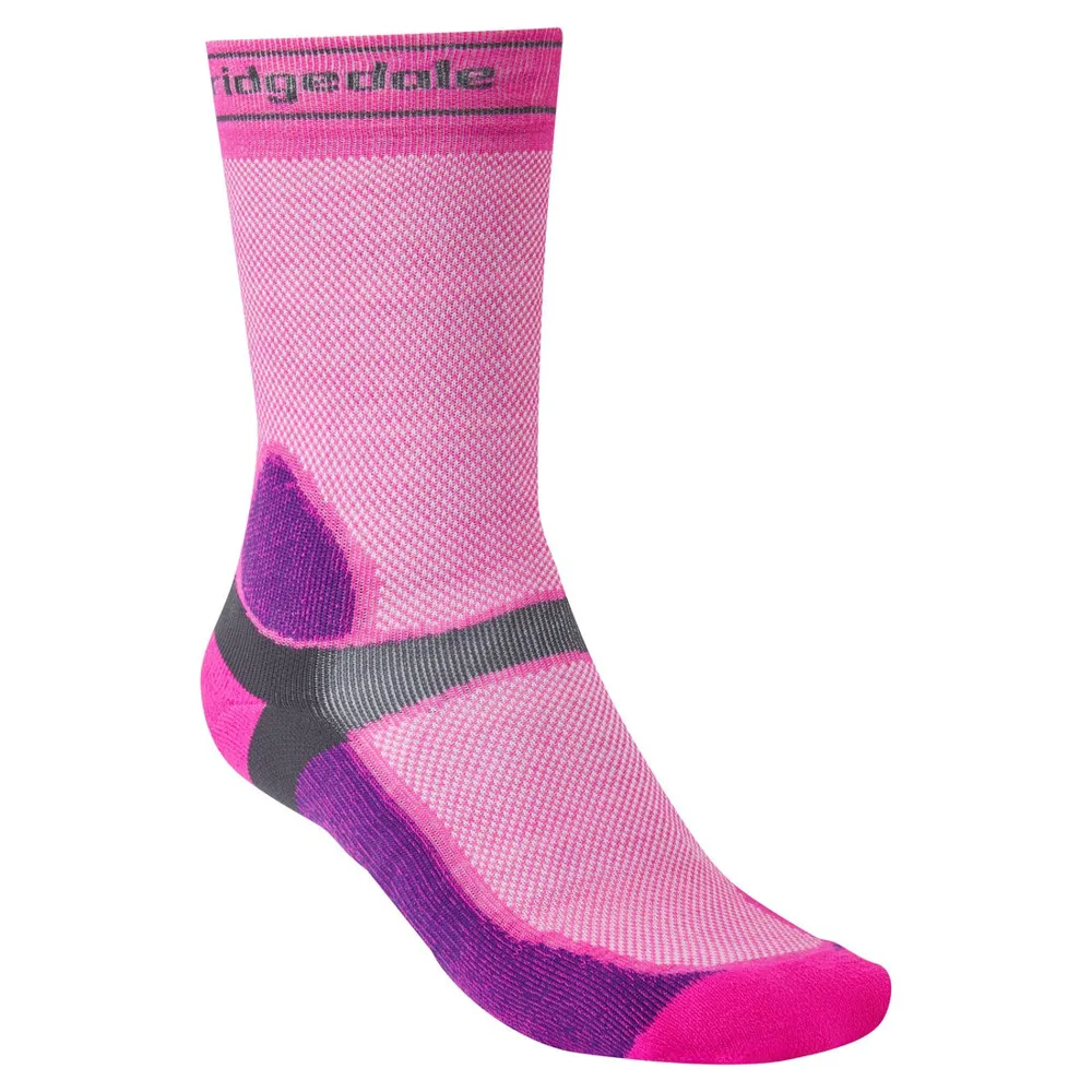 Bridgedale Bridgedale Summer Weight T2 Coolmax Sport MTB Socks Pink/Purple