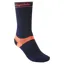 Bridgedale Summer Weight T2 Coolmax Womens Sport MTB Socks Navy/Peach