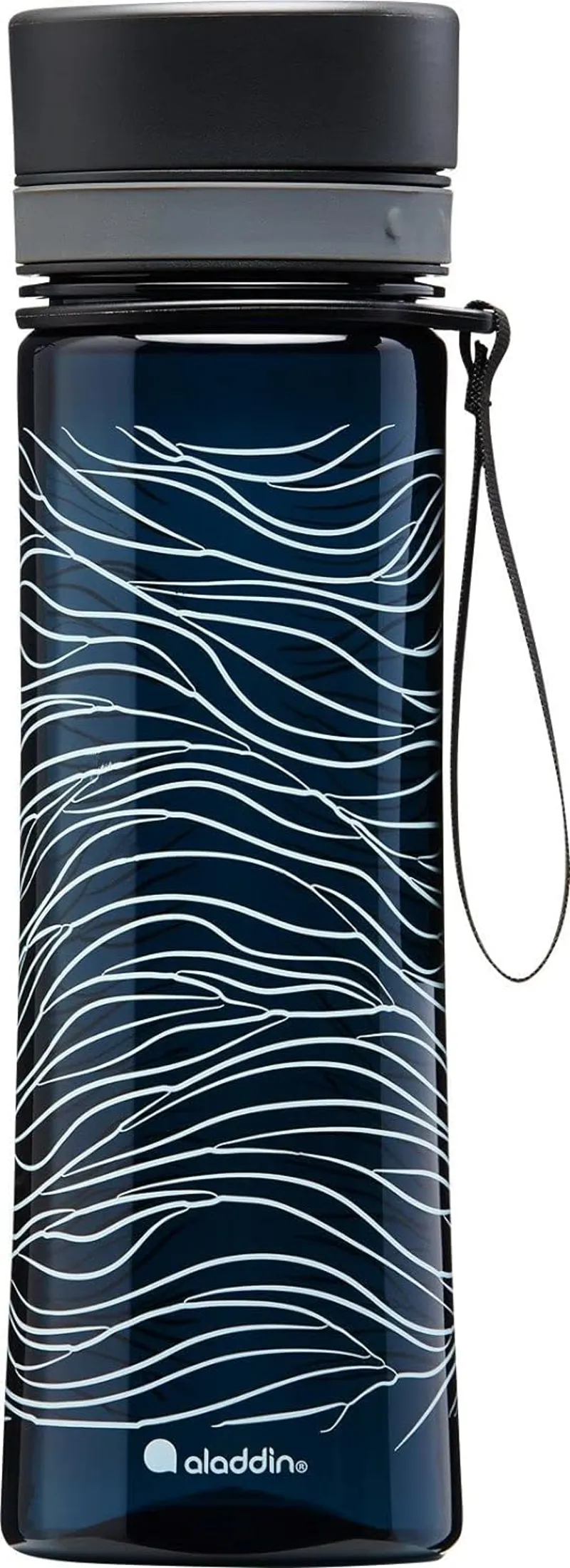 Aladdin Aveo Sustainable Tritan 600ml Water Bottle Deep Navy Print-1