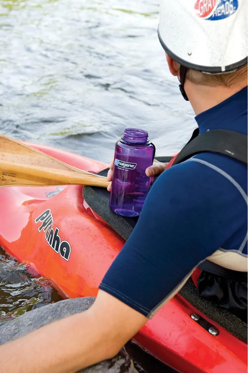 Nalgene Wide Mouth Sustain Tritan 50% Recycled 1L Bottle Purple-3