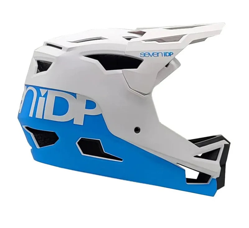 7iDP Project 23 ABS FullFace MTB Helmet White/Blue