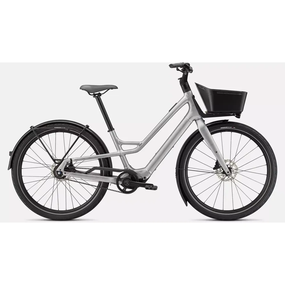 Specialized Specialized Como SL 5.0 Electric Hybrid Bike 2022 Brushed Silver/Transparent