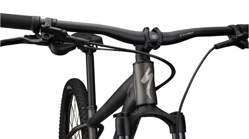 Specialized Rockhopper Expert KH 27.5 Hardtail Mountain Bike Satin Smoke/Gloss Chrome 2024-4