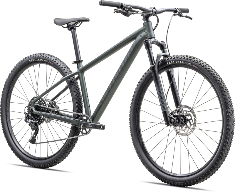 Specialized Rockhopper Comp KH 29er Hardtail Mountain Bike Satin Metallic Oak Green/Smoke 2024-1