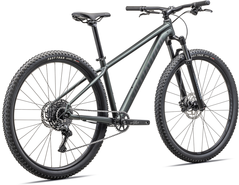 Specialized Rockhopper Comp KH 29er Hardtail Mountain Bike Satin Metallic Oak Green/Smoke 2024-2
