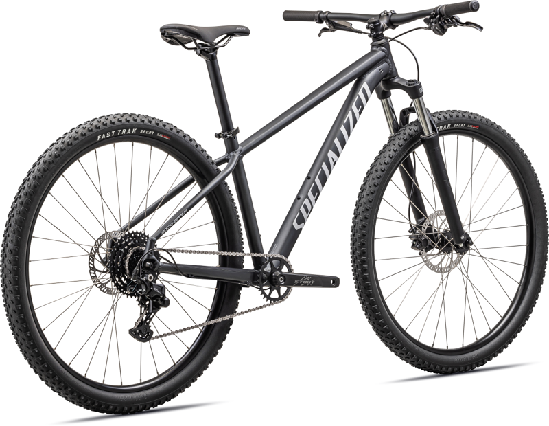Specialized Rockhopper Sport 29er Hardtail Mountain Bike Satin Black Liquid Metal/White 2025-2