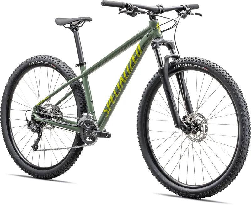 Specialized Rockhopper 29er Hardtail Mountain Bike Gloss Sage Green/Olive Green 2025-1