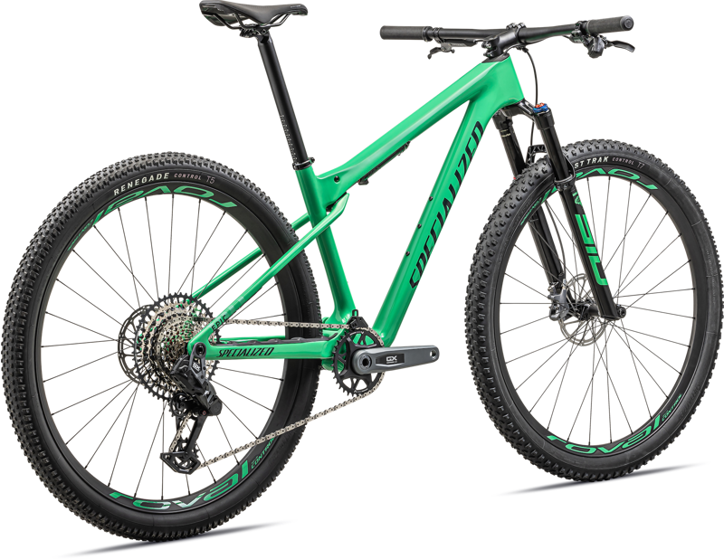 Specialized Epic World Cup Expert Mountain Bike 2024 Gloss Electric Green/Forest Green Pearl-2