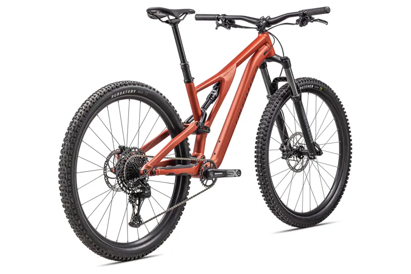 Specialized Stumpjumper Alloy Mountain Bike 2024 Satin Red Wood/Rusted Red-2