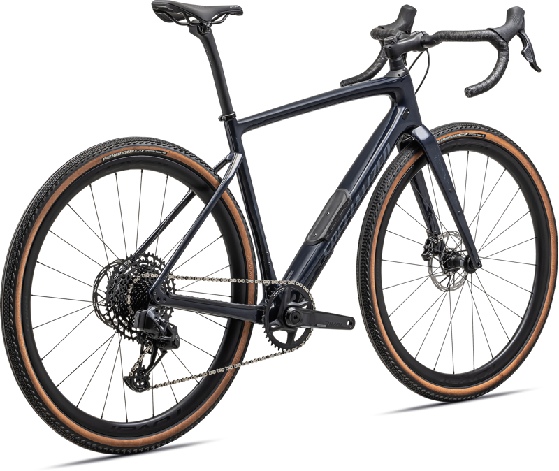 Specialized Diverge Expert Carbon Gravel Bike 2024 Gloss Dark Navy Granite Over Carbon/Pearl-2