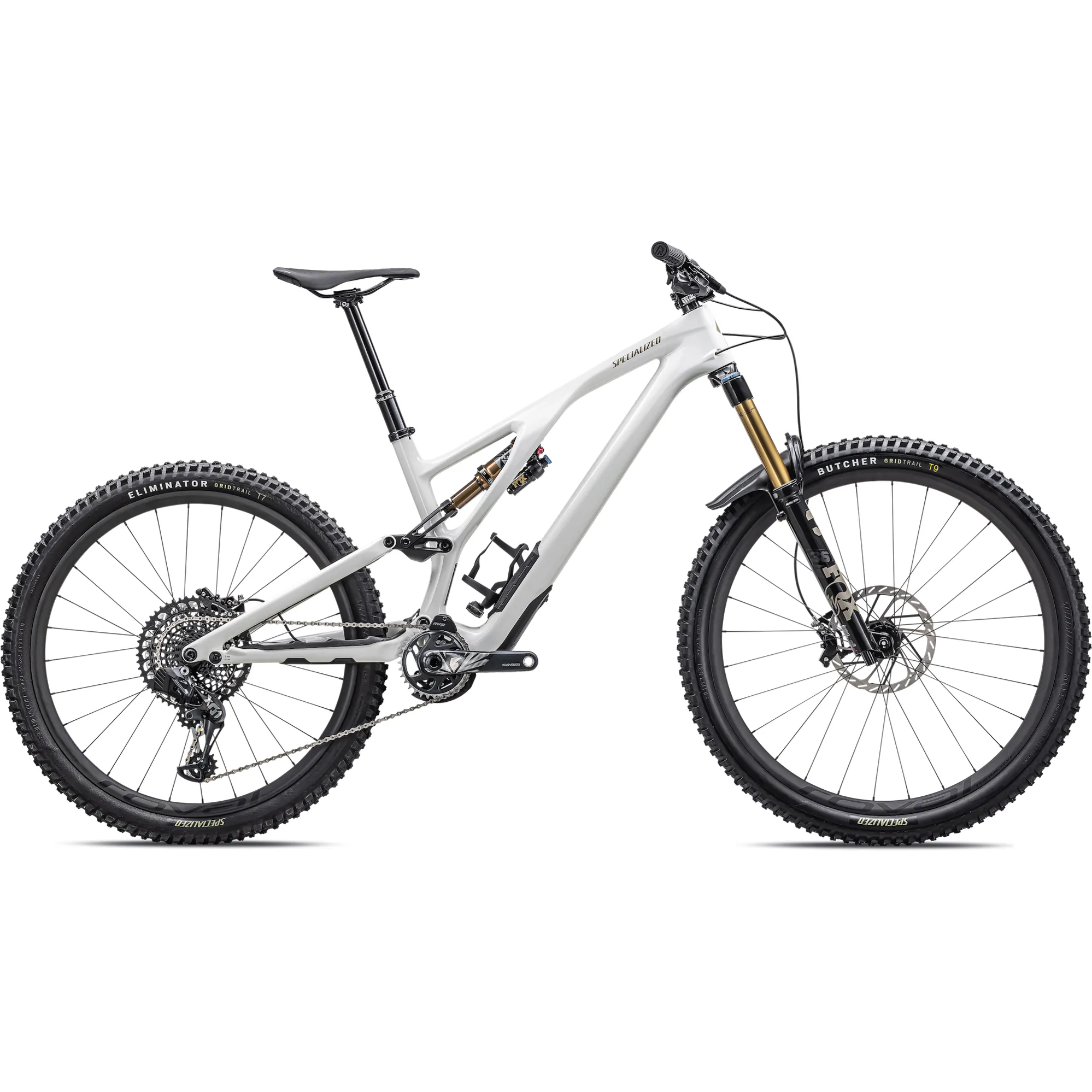 Specialized Stumpjumper Evo Pro Mountain Bike 2024 Gloss Dune White Taupe