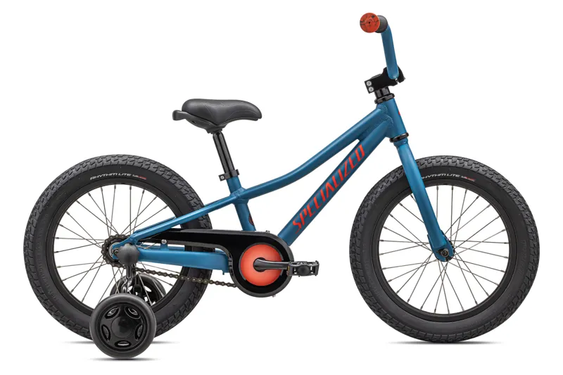 Specialized Riprock Coaster 16 Kids Bike 2024 Satin Mystic Blue/Fiery Red