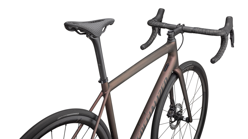 Specialized Aethos Pro Ultegra di2 Road Bike 2025 Satin Carbon/Red Pearl/Black-4