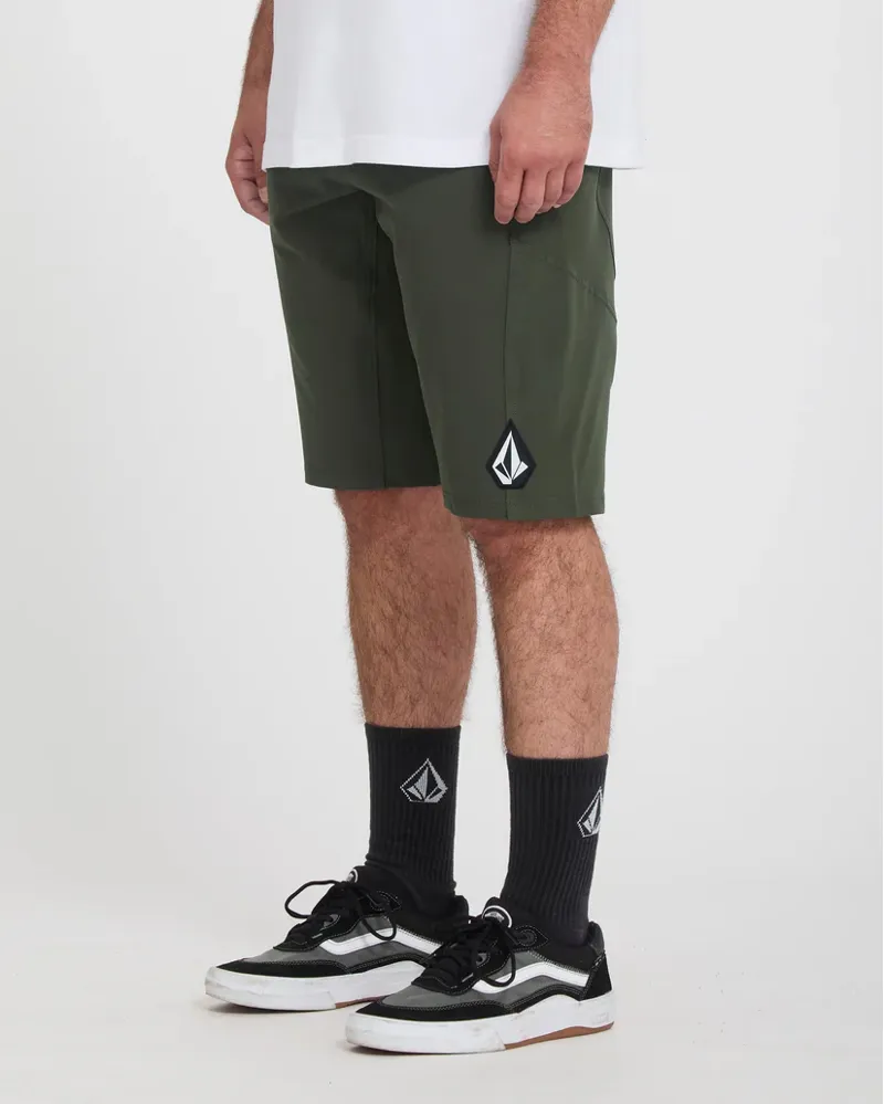 Volcom Ripper Trail Short Squadron Green-2