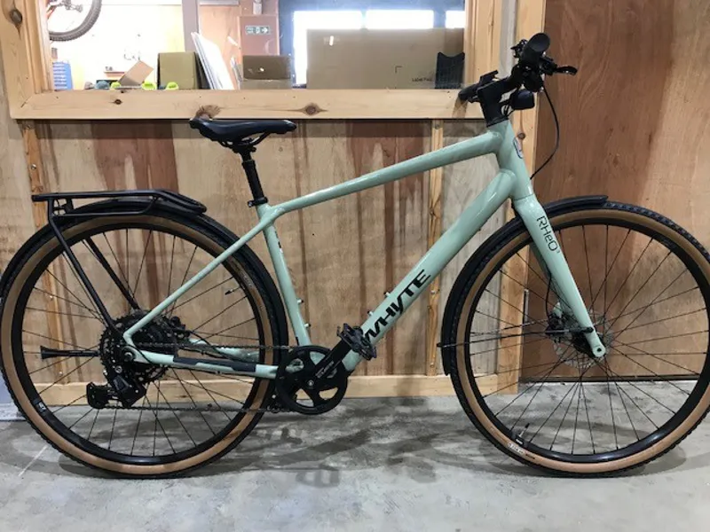 Ex Demo Whyte RHEO3 Large Electric Bike 2024 Gloss Sage Green