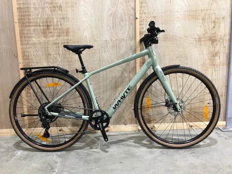 EX DEMO Whyte Rheo 3 Medium Electric Bike 2024 Gloss Sage Green