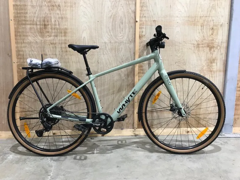EX DEMO Whyte Rheo 3 Medium Electric Bike 2024 Gloss Sage Green