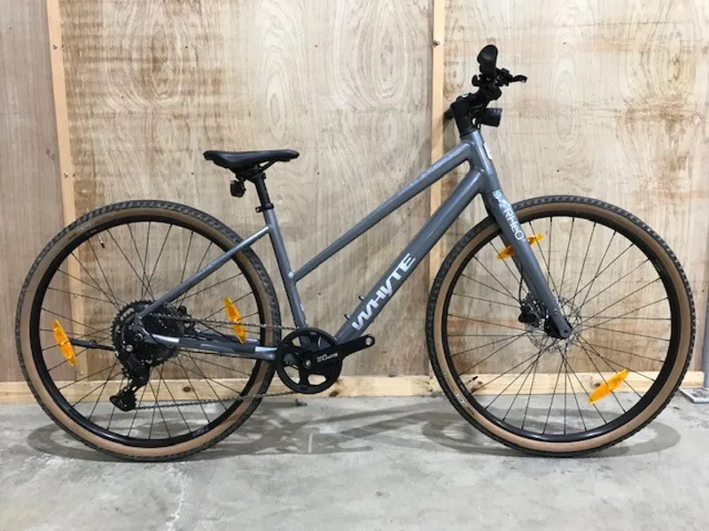 EX DEMO Whyte Rheo 2 ST Medium Electric Bike 2024 Gloss Silver