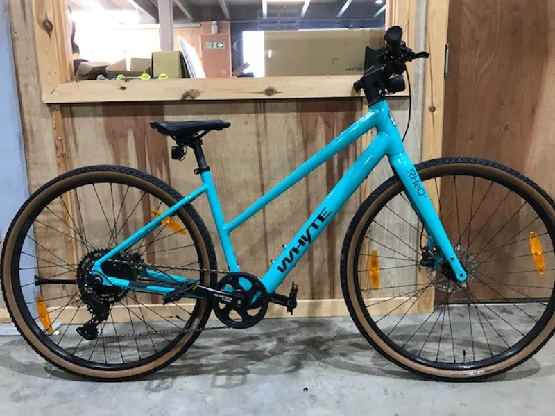 Ex Display Whyte RHEO2 Medium Step Through Electric Bike 2024 Turquoise
